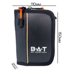Пенал BAT универсальный с изолоном черный карбон (S) (150*110*40)