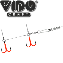 Vido Craft Jig Spring Soft Baits цветной титановый стингер со спиралью (VD-CTiJS)