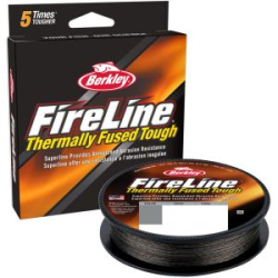 Леска плетеная Berkley Fireline Fused Original 150м Темносерая 0,17мм 10,7кг SMOKE