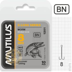 Крючок двойной Nautilus Double X-Long series Worm 1201 № 8
