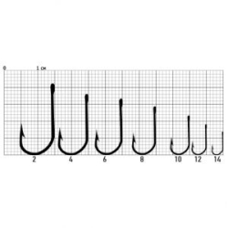 Крючки Cobra ALLROUND сер. CA126 разм. 010 10шт.