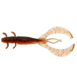 Силиконовая приманка Рак Flagman FL Craw 2,5" цв. #1302 Black/Orange