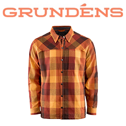 Grundens Bankside Lined Shacket, Lobster Plaid