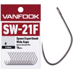 Крючок Vanfook SW-21F Spoon Experthook Wide Gape 16 pcs. #9 (4949146038293)