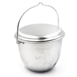 Котелок костровой "Следопыт" конический, 2.5л, алюминиевый