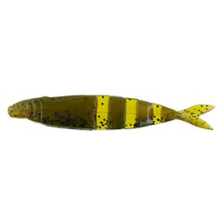 Эластичная приманка Lake Fork Live Magic Shad 4.5" цв. GreenPumpkin