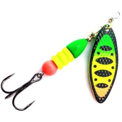 Блесна Mottomo Willow Blade #3 12g цвет Fire Tiger 54