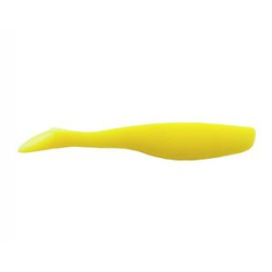 Виброхвост Mottomo Hitman 9см Soft Yellow 10шт.
