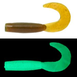 Силиконовая приманка Daiwa Bait Junkie 2.5" Grub цв. MOTOR OIL UV