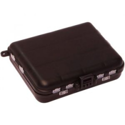 Коробка-раскладушка Kosadaka "Книжка" TB-S12-BLK, 11*9.5*2.5см для мелочей, чёрная