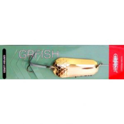 Блесна колеблющаяся Grfish Shtorling Spoon 39g, 80mm, золото