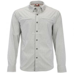 Рубашка Simms BugStopper LS Shirt, Sterling Morada Plaid, XLEU