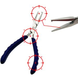 Мультиплиер Daitoubuku 001943 Sprit Ring Plier M #3～#6 дл. 14 см