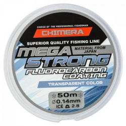 Леска Chimera Megastrong Fluorocarbon Coating Transparent Color 50m #0.16
