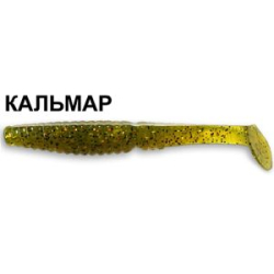 Силиконовая приманка Crazy Fish Scalp Minnow 3.2" 7-80-1-6 кальмар цв. olive (оливка)