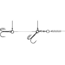 Оснастка Призёр титановый стингер со спиралью Spring Lock Big Size, размер M