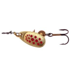 Блесна вращающаяся Mepps Comet PTS Rouges OR №0 24 шт.