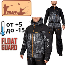 Graff 215-О-В-8 Костюм поплавок зимний, до -15 гр. (карбон)