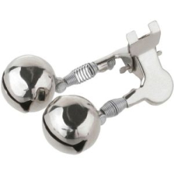 Колокольчик Mikado двойной с металлическим зажимом (Арт.AMR02-1197-16-3) (3шт.)