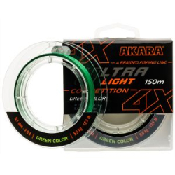 Шнур Akara Ultra Light Competition Green 150 м 0,12