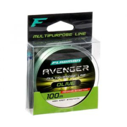 Леска Flagman Avenger Olive 100m 0,25mm