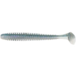 Силиконовая приманка Keitech Swing Impact 4" EA#22 Electric Silver Shiner