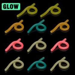 Силиконовая приманка Soorex Pro Pasta 100mm цв. #215 Glow Mix Cheese 11pcs