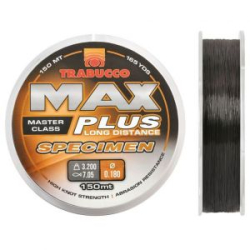 Леска Trabucco Max Plus Specimen, Black Gloss 150m - 0.20mm 4.00kg