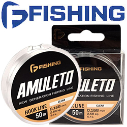 F-Fishing Amuleto Hook Line Clear 50m