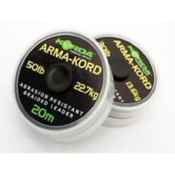 Плетеный лидер Korda Arma Kord Sub Brown 30lb 20м ARMK30