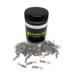 Силиконовые приманки 11Lures Chikki цвет Salt&Pepper