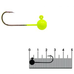 Джиг-головка TroutTheme - 0,5 гр - Желтая №2