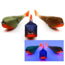 Мормыш Набор Классических Поролоновых рыбок с поджатым двойником №10 (цв. 40,41,42), длина 13 см, 3 шт/упак