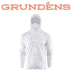 Grundens Tough Sun Masked Hoodie, Squall Camo