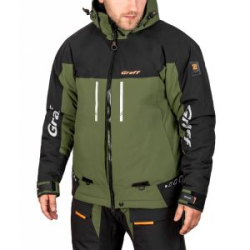 Костюм-поплавок рыболовный зимний Graff 215-О-В-7/1 ( до -15, оливковый) р-р M/176-182