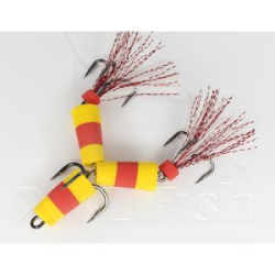 Приманка Мандула "Флажок" XXL Fish Модель №152 цв. ЖелтоКрасноЖелтый