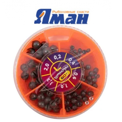 Набор грузил "Яман" "L" 60 г, 0,2-2,0 гр.