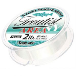 Леска монофильная Sunline Troutist Area Nylon 100m 2.5LB/#0.5