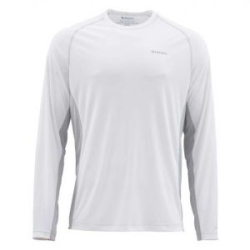 Термофутболка Simms SolarFlex LS Crewneck - Solid, White #2, L