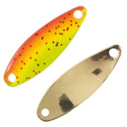 Блесна Herakles Dribble Spoon 2,5 гр. цвет Chartreuse Orange/Gold