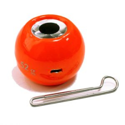 Груз крашеный разборная чебурашка "ШАР" 52 гр., цвет 03-оранжевый GCR(B)C-52-03 5 шт