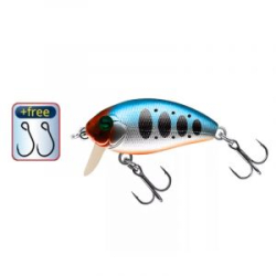 Воблер "Sprut" Rini Crank Major 36F (Floating/36mm/3,5g/0,1-0,3m/SBTR1) + Два Одинарных Крючка