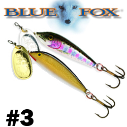 Blue Fox Vibrax Minnow Spin №3