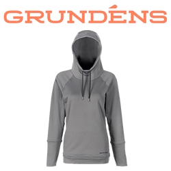 Grundens Women's Maris Fishing Hoodie, Charcoal