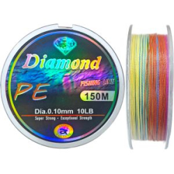 Леска плетеная Grows Culture Diamond 150m 0.20mm цветная