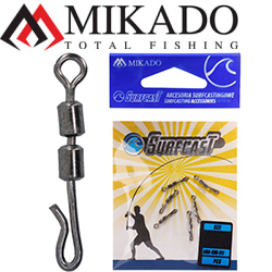 Mikado Surfcast (AMA-SUR-011) Вертлюг двойной с зацепом