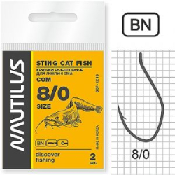 Крючок Nautilus Sting Cat Fish Сом CH-1219BN №6/0
