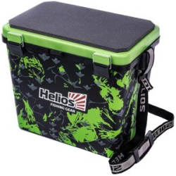 Ящик рыболовный зимний Helios SHARK односекционный салатовый (HS-IB-19-SHG-1)