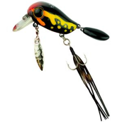 Воблер Jackall Micro Tappy цв. makkuro dokugaeru