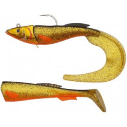 Приманка мягкая огруженная Berkley Power Herring 18cm 180g цвет Gold Motoroil